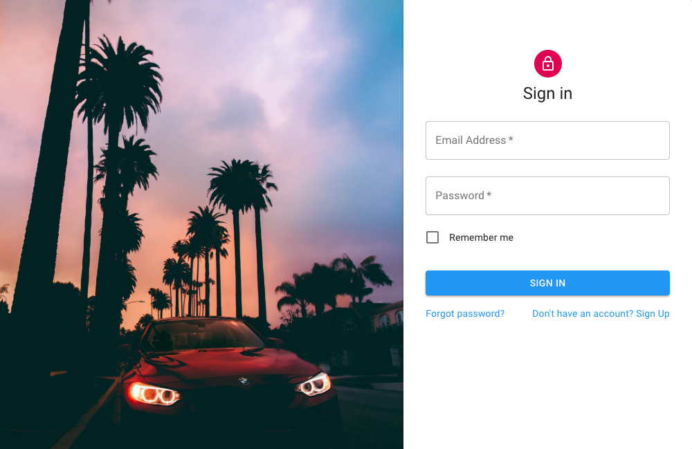 Sign-in side